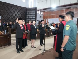 DPRD Minahasa gelar Paripurna pelantikan Ketua dan Wakil Ketua DPRD Minahasa periode 2024-2029