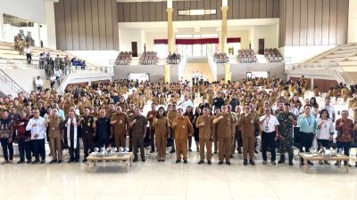 Pimpin Apel Kerja, Bupati Tendean Sampaikan Program Prioritas Pemkab Minahasa Tahun 2025