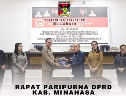 Dipimpin Longkutoy, Bupati Tendean Ikuti Rapat Paripurna Penutupan Masa Persidangan Pertama 2024 dan Pembukaan Masa Persidangan Kedua 2025