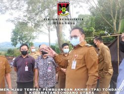 Pastikan Lingkungan Aman dan Layak, Bupati Tendean dan Sekda Watania Tinjau TPA Tondano