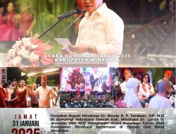 Pemkab Gelar Tradisi Minahasa Kuncikan Tahun Baru