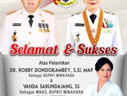 Pemkab Minahasa dan Masyarakat Ucapkan Selamat Atas Dilantiknya RD-Vasung Sebagai Bupati dan Wakil Bupati Minahasa 2025-2030