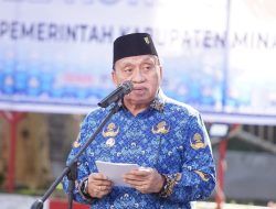 Bupati Robby Dondokambey Tekankan Profesionalisme dan Kolaborasi Kepada Seluruh ASN Minahasa Saat  Pimpin Apel Korpri