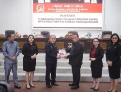 Pemkab Sampaikan LKPJ Kepala Daerah 2024 ke DPRD Minahasa