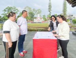 Wabup Minahasa Vanda Sarundajang Pimpin Penandatanganan Perjanjian Kinerja dan Apel Kerja Bakti Massal
