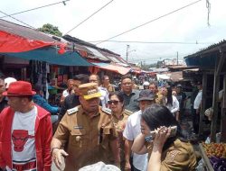 Bupati Minahasa Robby Dondokambey Pantau Ketersedian Bapok dan Harga di Pasar Kawangkoan