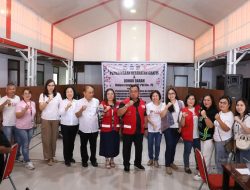 Bupati Minahasa Robby Dondokambey SSi MAP bersama Ketua TP-PKK Minahasa Martina Dondokambey-Lengkong SE menunjukan keseriusannya mengawal rangkaian kegiatan HUT ke-75 PGI.