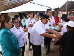 Bupati Minahasa Kunjungi dan Salurkan Bantuan Untuk Korban Banjir di Tondano Timur