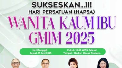 Wilayah Tondano Dua Siap Menjadi Tuan Rumah HAPSA WKI Sinode GMIM Tahun 2025