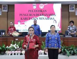 Martina Dondokambey Lengkong Lantik Pengurus Dekranasda Minahasa Periode 2025-2030