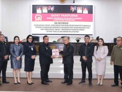 Bupati Robby Dondokambey Serahkan Pertanggungjawaban APBD 2024 ke DPRD Minahasa