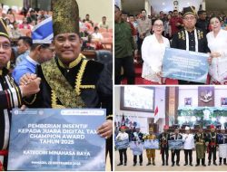 Prestasi! Minahasa Raih Digital Tax Champion Award Tahun 2025