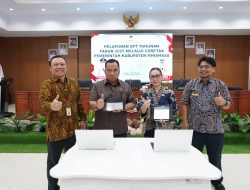 Bupati dan Wabup Minahasa Pimpin Pelaporan SPT Tahunan 2025 via Coretax, Tegaskan Komitmen Kepatuhan Pajak