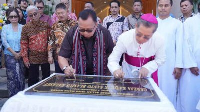 Bupati Robby Dondokambey Dukung Pembangunan Sarana Keagamaan di Kabupaten Minahasa