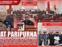 Tiga Ranperda Strategis Diparipurnakan DPRD Kabupaten Minahasa