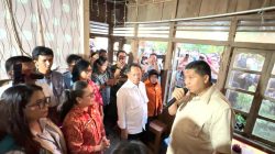 Menteri Perumahan dan Mendagri RI Tinjau Bedah Rumah di Langowan Minahasa Disambut Wabup Sarundajang dan Masyarakat