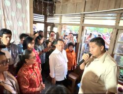 Menteri Perumahan dan Mendagri RI Tinjau Bedah Rumah di Langowan Minahasa Disambut Wabup Sarundajang dan Masyarakat