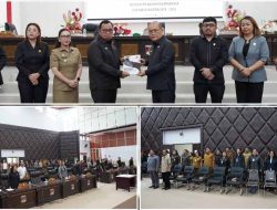 DPRD Minahasa Gelar Paripurna Pemberhetian dan Usul Pengangkatan Ketua DPRD Minahasa
