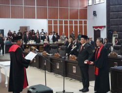 Resmi Dilantik sebagai Ketua DPRD Minahasa, Franky Wolayan Siap Perkuat Sinergi dengan Pemerintah Daerah