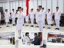 32 Anggota Paskibraka Minahasa 2026 Dikukuhkan oleh Bupati Robby Dondokambey