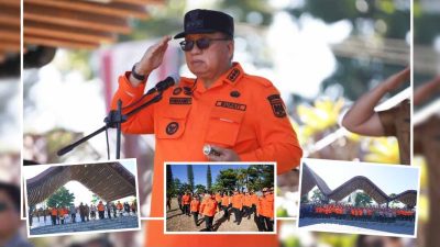 Bupati Robby Dondokambey Pimpin Apel Gelar Pasukan, Forkopimda Bergandeng Tangan Hadapi Dampak El Nino